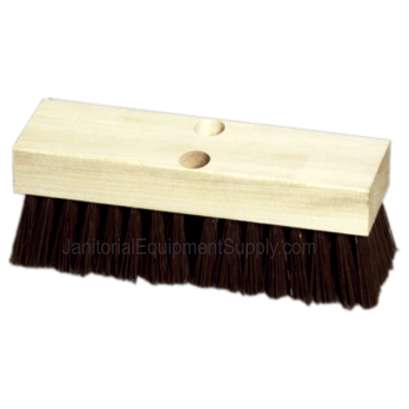 10 inch Wood Block Deck Scrub Brush | 5 Pack