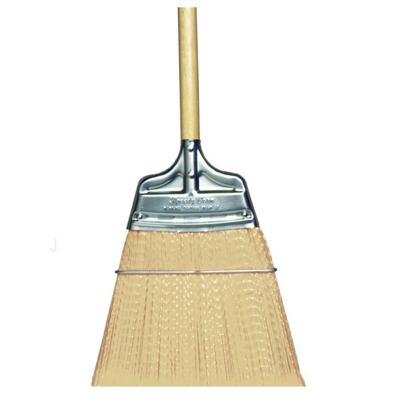 SPEEDY CORN® Commercial Straight Broom with Moderate Stiff Bristles | 5 Pack