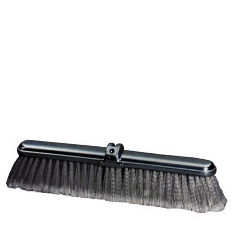 30 inch Fine Duty Grey Flagged Push Broom Head | 5 Pack